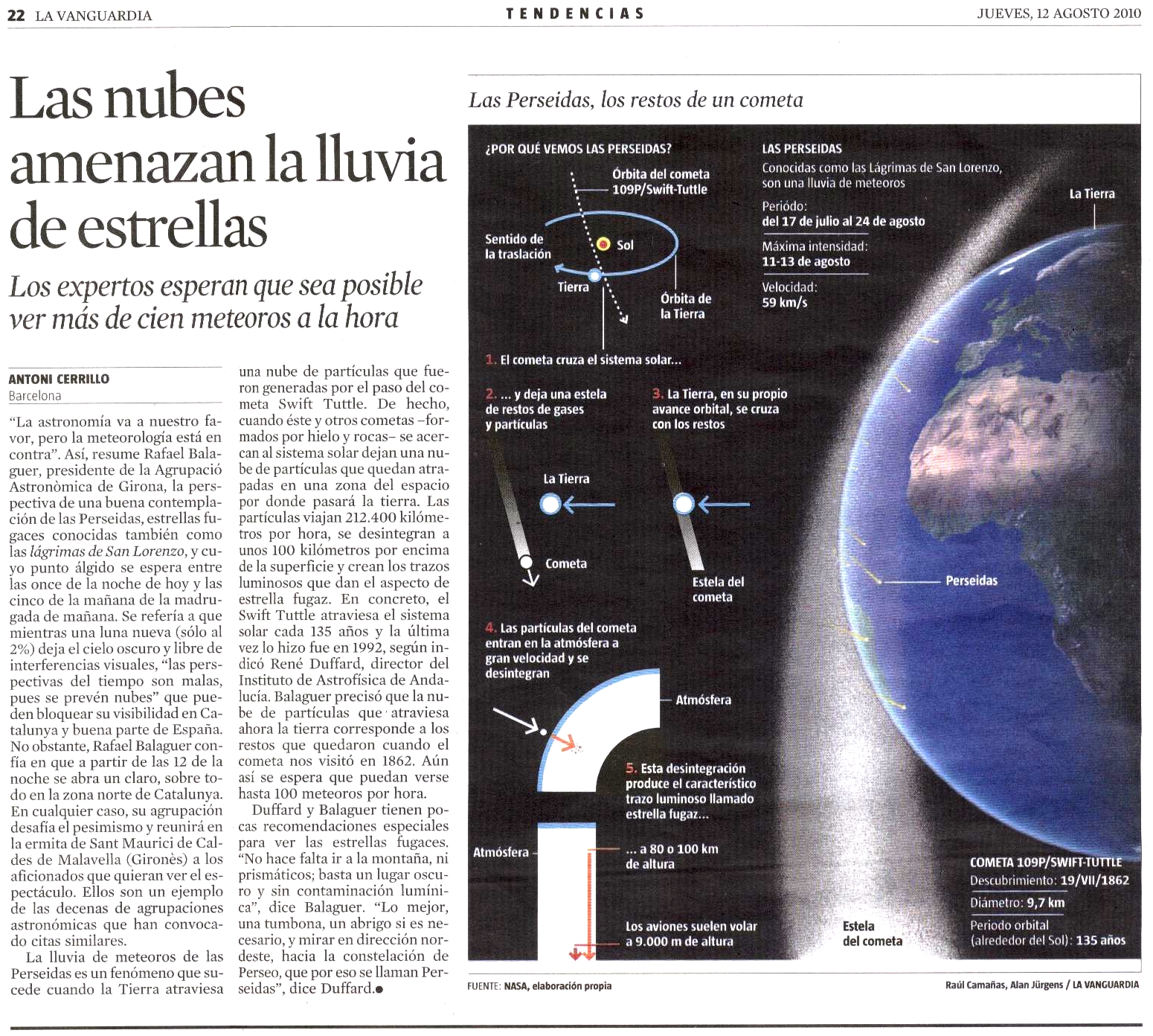 La Vanguardia 12/08/2010